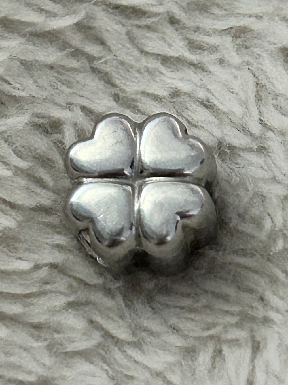 Silver Four-Leaf Clover Charm